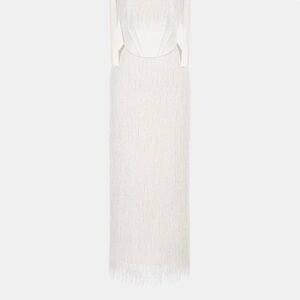 Never Worn: Montsand Andrea White Fringe Dress